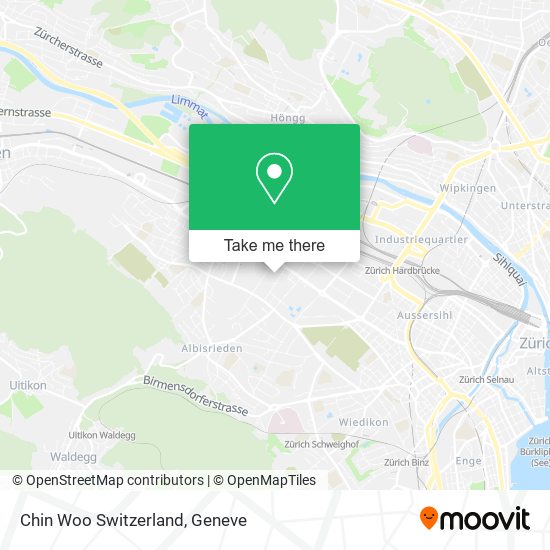 Chin Woo Switzerland map