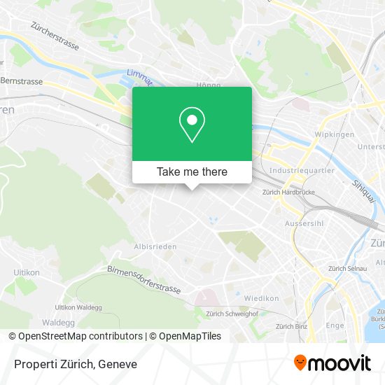 Properti Zürich map