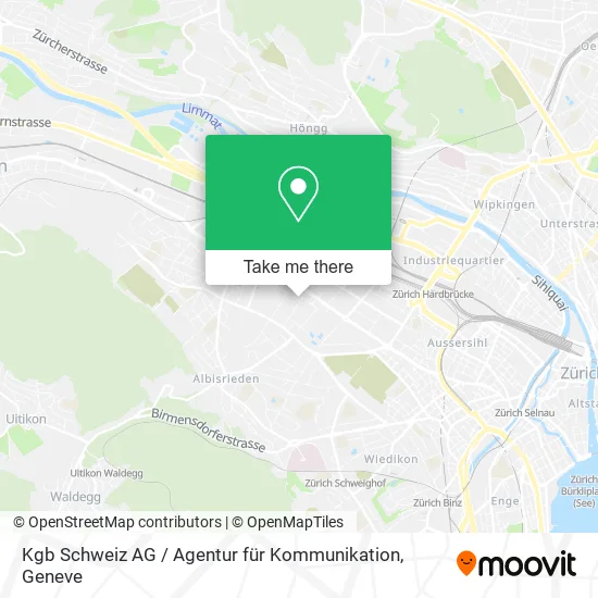 Kgb Schweiz AG / Agentur für Kommunikation map