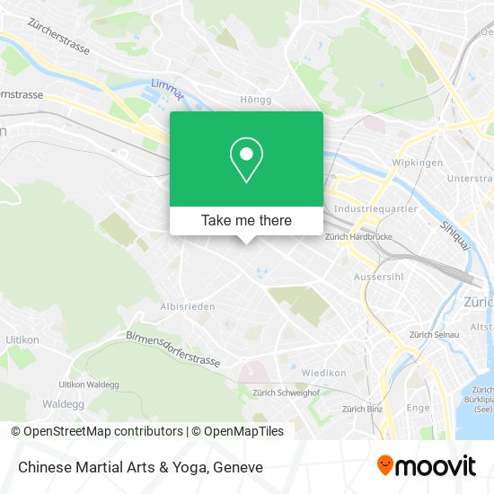 Chinese Martial Arts & Yoga map