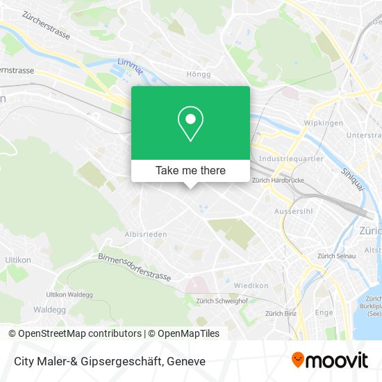 City Maler-& Gipsergeschäft map