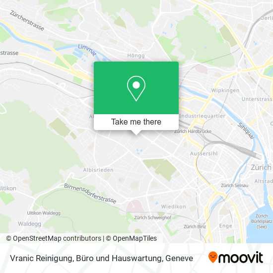 Vranic Reinigung, Büro und Hauswartung map