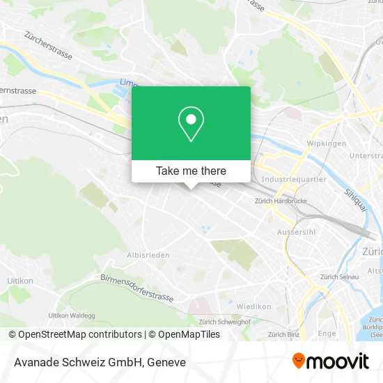 Avanade Schweiz GmbH map