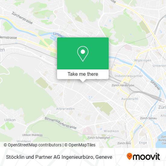 Stöcklin und Partner AG Ingenieurbüro map