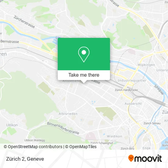 Zürich 2 map