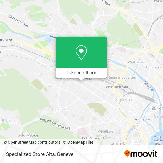 Specialized Store Alts map
