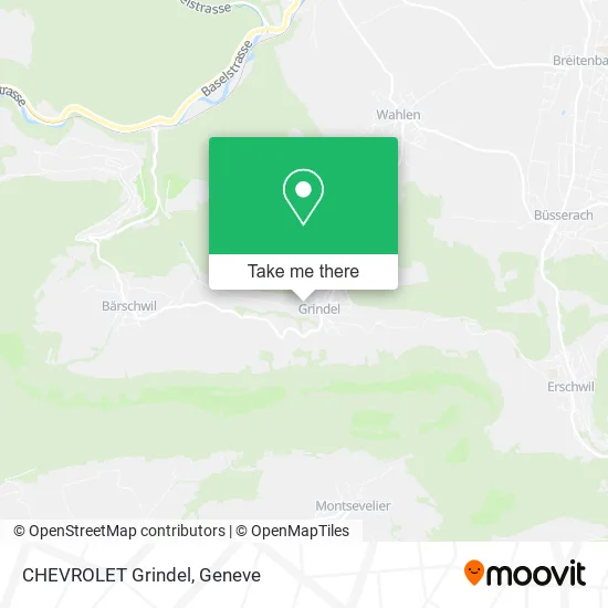 CHEVROLET Grindel map