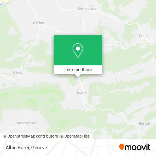 Albin Borer map