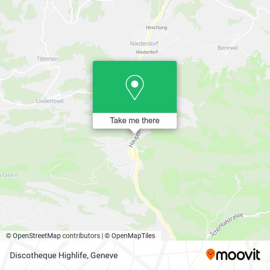Discotheque Highlife map