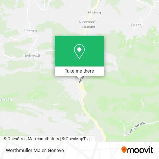 Werthmüller Maler map