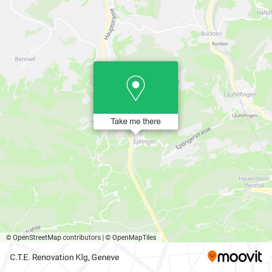 C.T.E. Renovation Klg map