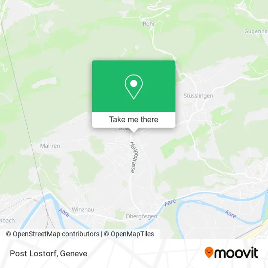 Post Lostorf map