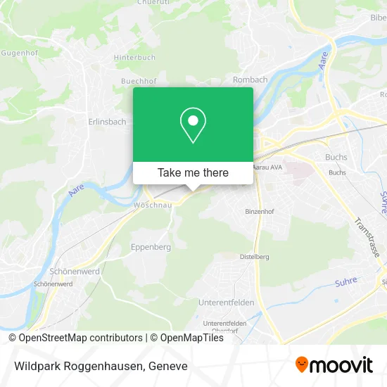 Wildpark Roggenhausen map