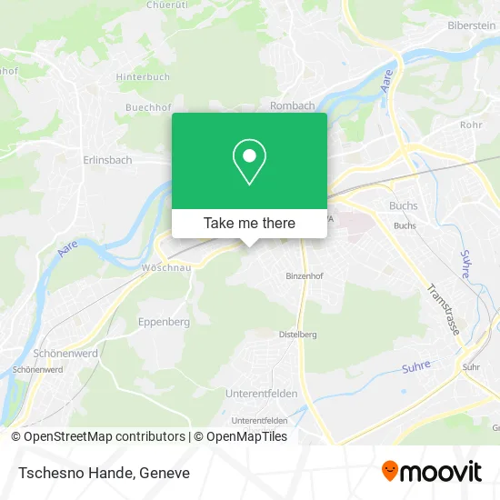 Tschesno Hande map