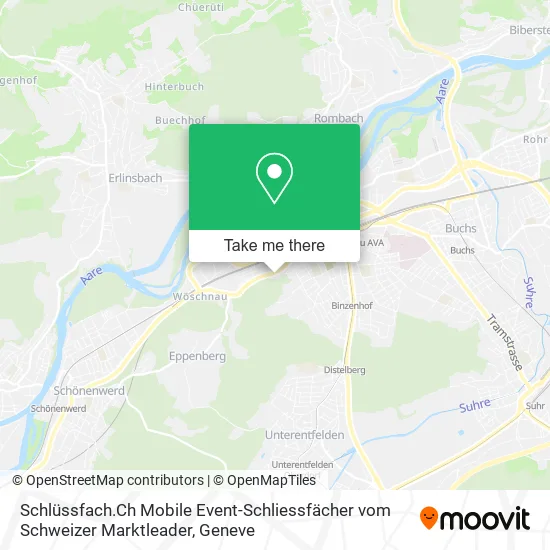 Schlüssfach.Ch Mobile Event-Schliessfächer vom Schweizer Marktleader map