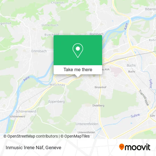 Inmusic Irene Näf map