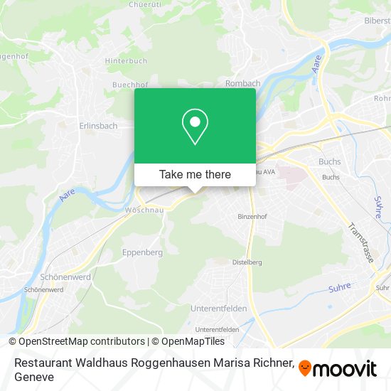 Restaurant Waldhaus Roggenhausen Marisa Richner map