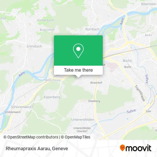 Rheumapraxis Aarau map