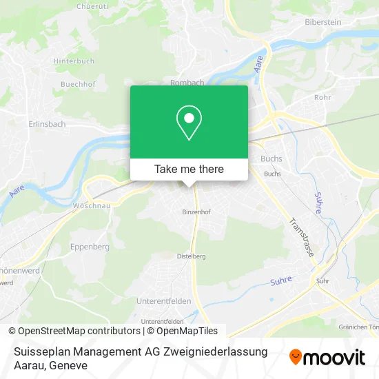 Suisseplan Management AG Zweigniederlassung Aarau map