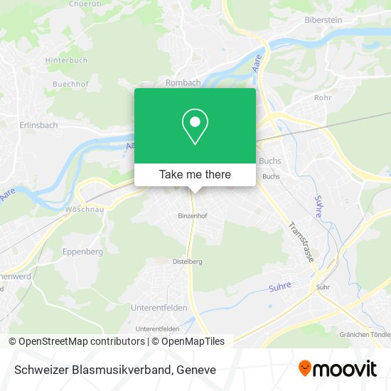 Schweizer Blasmusikverband map