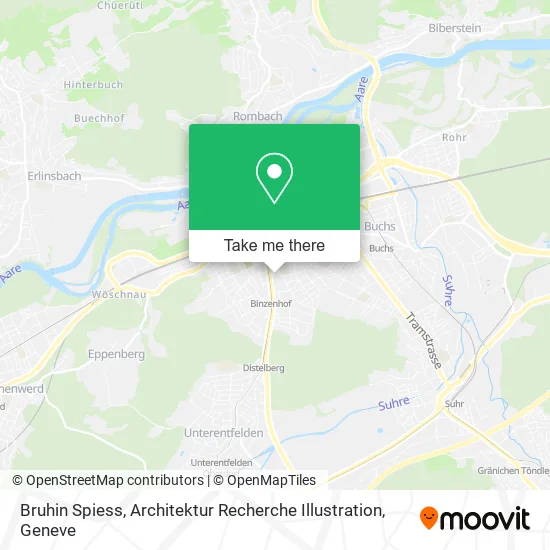 Bruhin Spiess, Architektur Recherche Illustration map