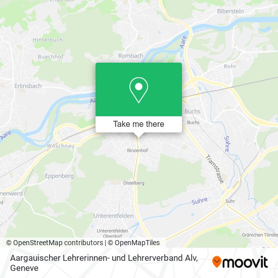 Aargauischer Lehrerinnen- und Lehrerverband Alv map