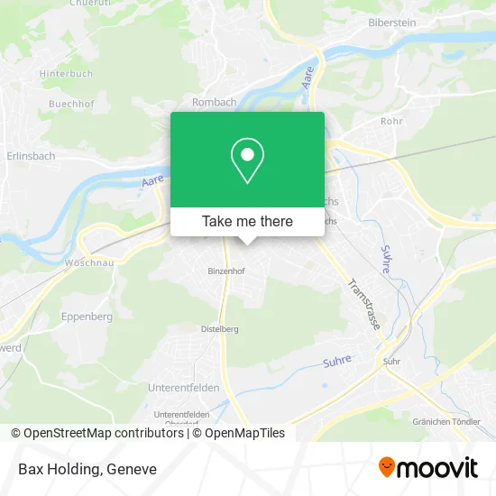 Bax Holding map