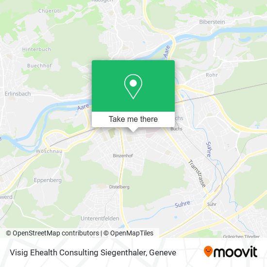 Visig Ehealth Consulting Siegenthaler map