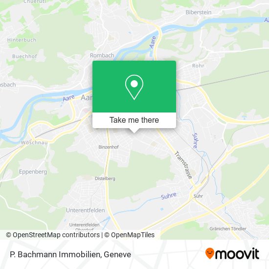 P. Bachmann Immobilien map