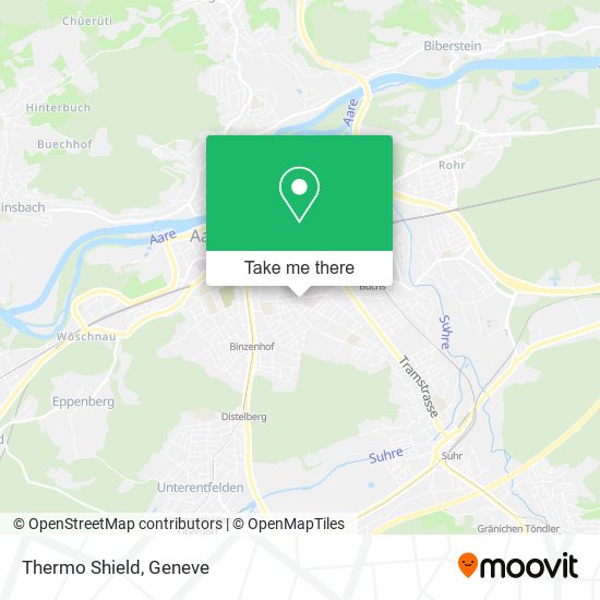 Thermo Shield map
