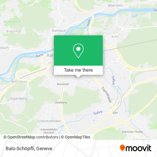 Balü-Schöpfli map