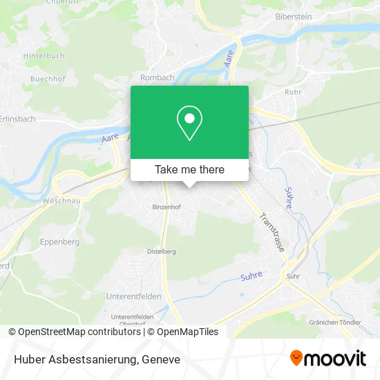 Huber Asbestsanierung map