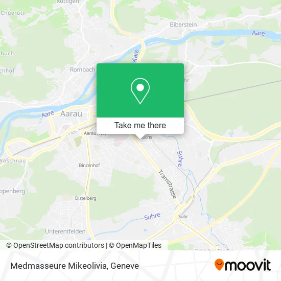 Medmasseure Mikeolivia map