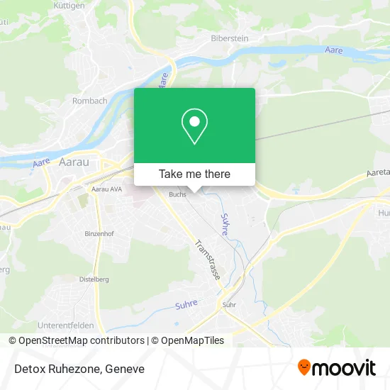 Detox Ruhezone map