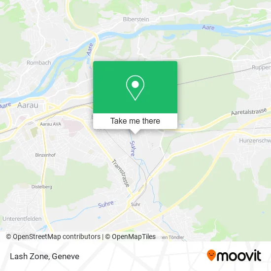 Lash Zone map