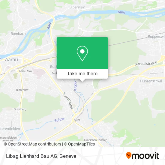 Libag Lienhard Bau AG map