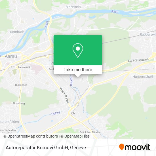 Autoreparatur Kumovi GmbH map