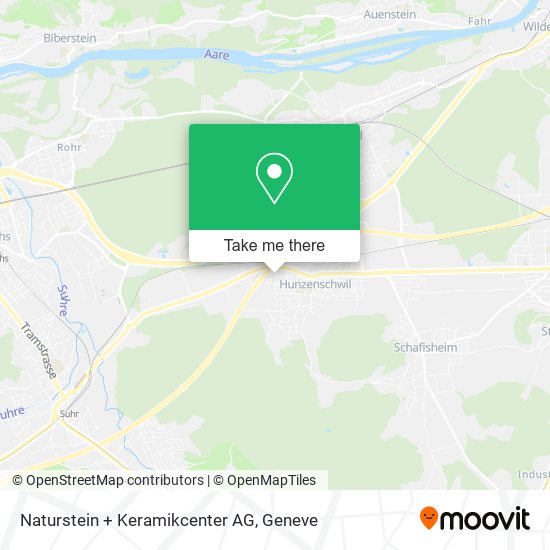 Naturstein + Keramikcenter AG map