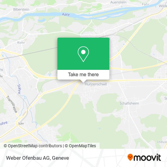Weber Ofenbau AG map