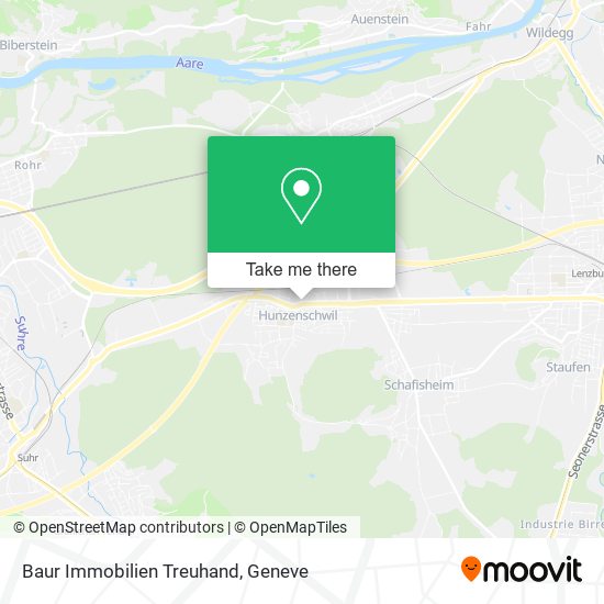 Baur Immobilien Treuhand map