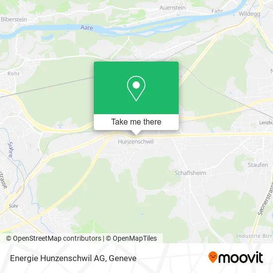 Energie Hunzenschwil AG map
