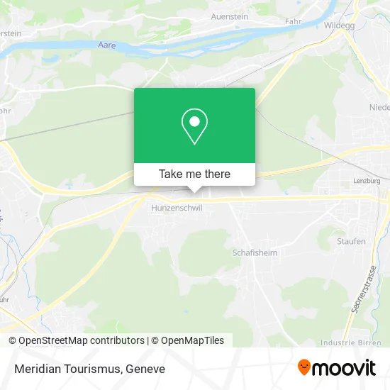 Meridian Tourismus map