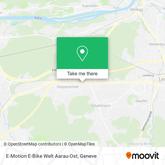 E-Motion E-Bike Welt Aarau-Ost map