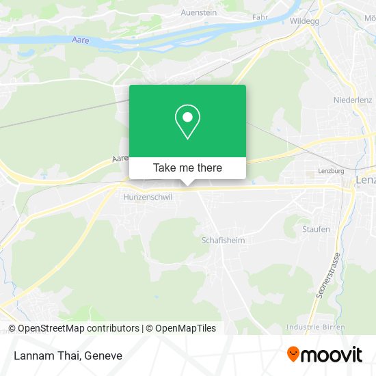 Lannam Thai map