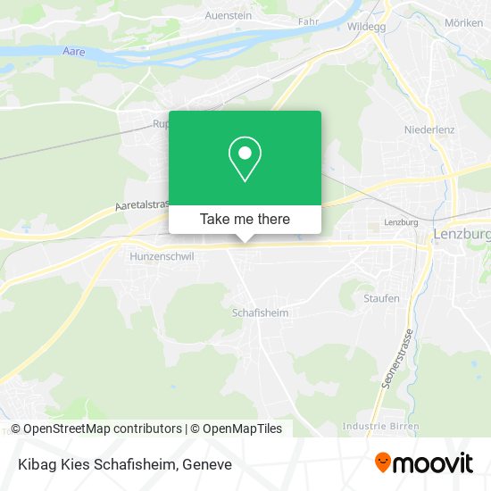 Kibag Kies Schafisheim map