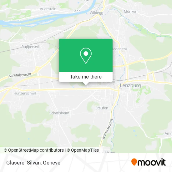 Glaserei Silvan map