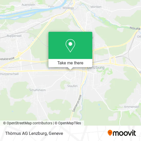 Thömus AG Lenzburg map