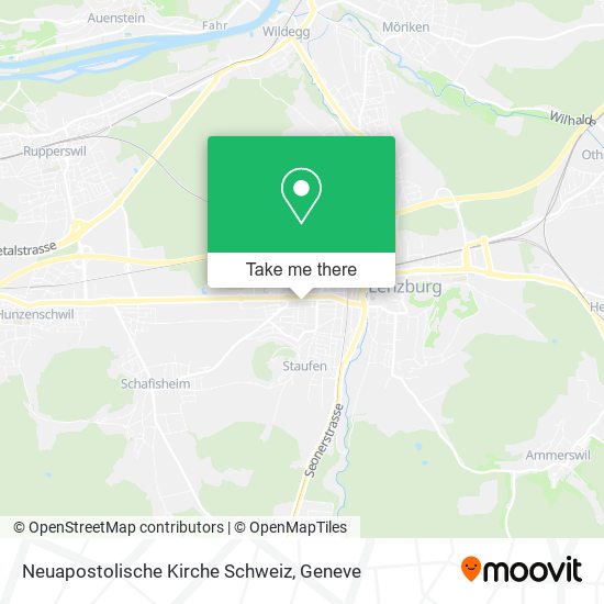 Neuapostolische Kirche Schweiz map