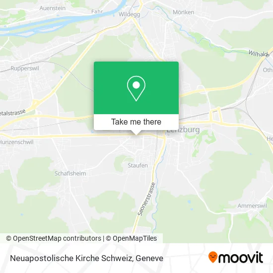 Neuapostolische Kirche Schweiz map