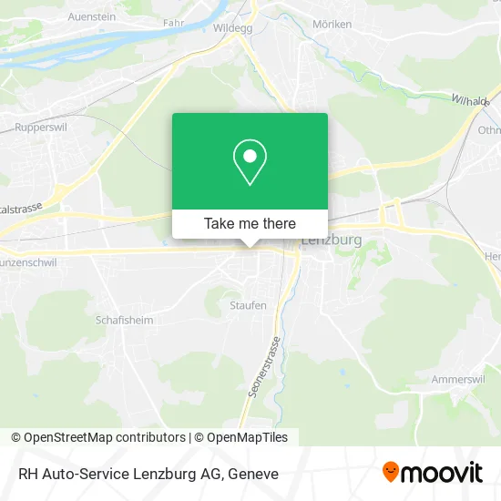 RH Auto-Service Lenzburg AG map